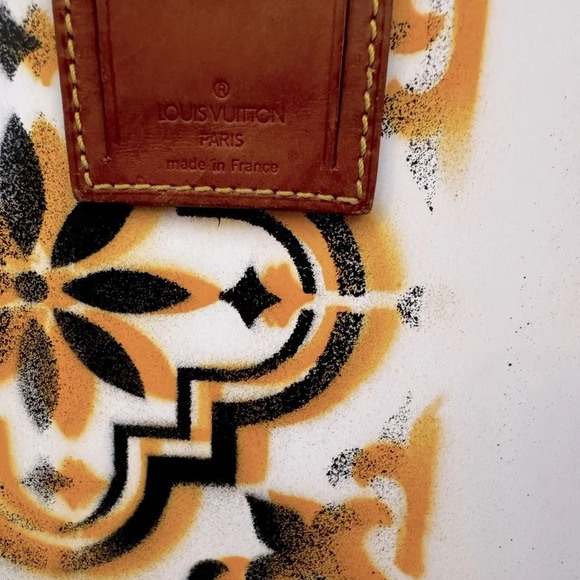 Vintage LOUIS VUITTON Paris Tan Vachetta Leather Luggage Tag - Picture 3 of 7